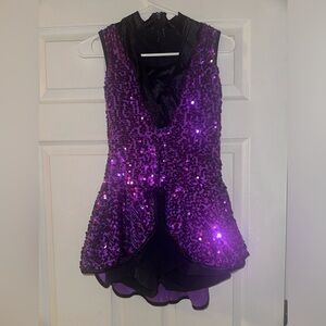 Weissman purple dance costume (hand sleeves are included)